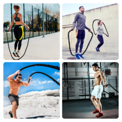 Alternative view of MUSCLEBUDDY® Corda da salto con pesi