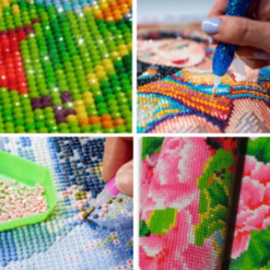 Alternative view of Set di Diamond Painting 5D (7 Design differenti)