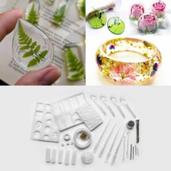 GLUESY®Set di stampi per resina cristallina (83 pezzi)