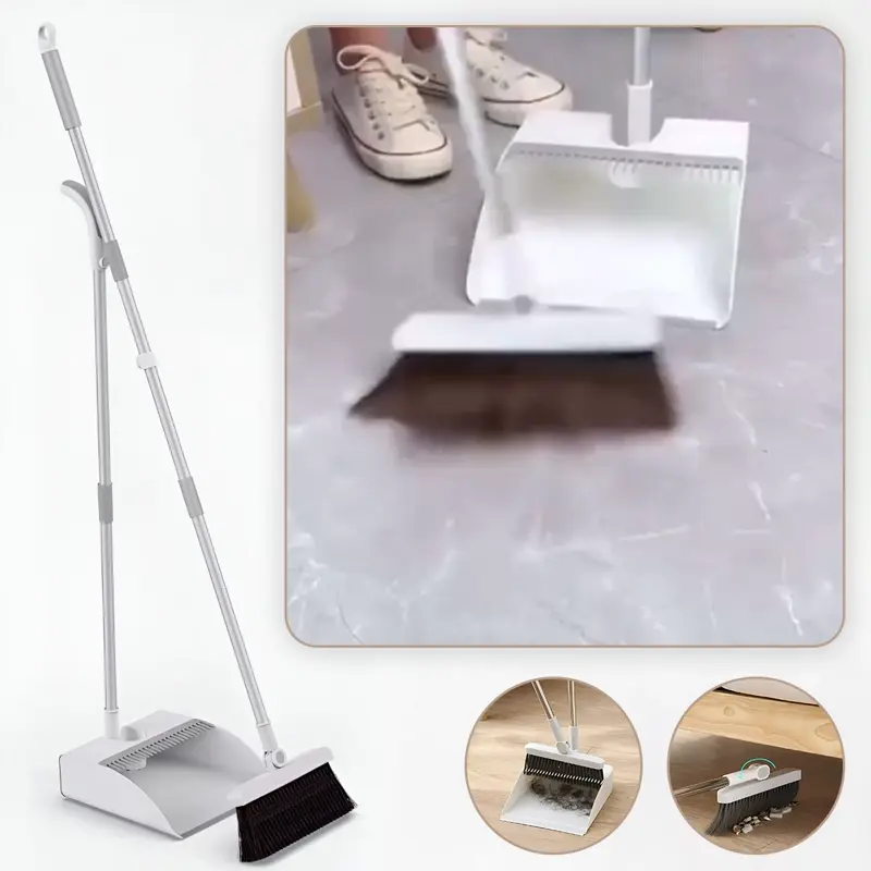 Set scopa portatile multifunzionale e paletta