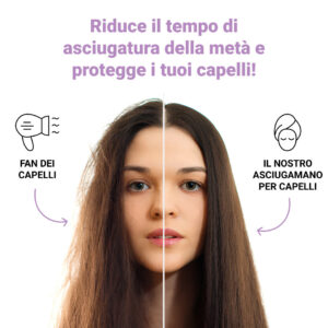 Alternative view of HAIRGLOW® – Asciugamano Per Capelli a Rapida Asciugatura (1+1 GRATIS)