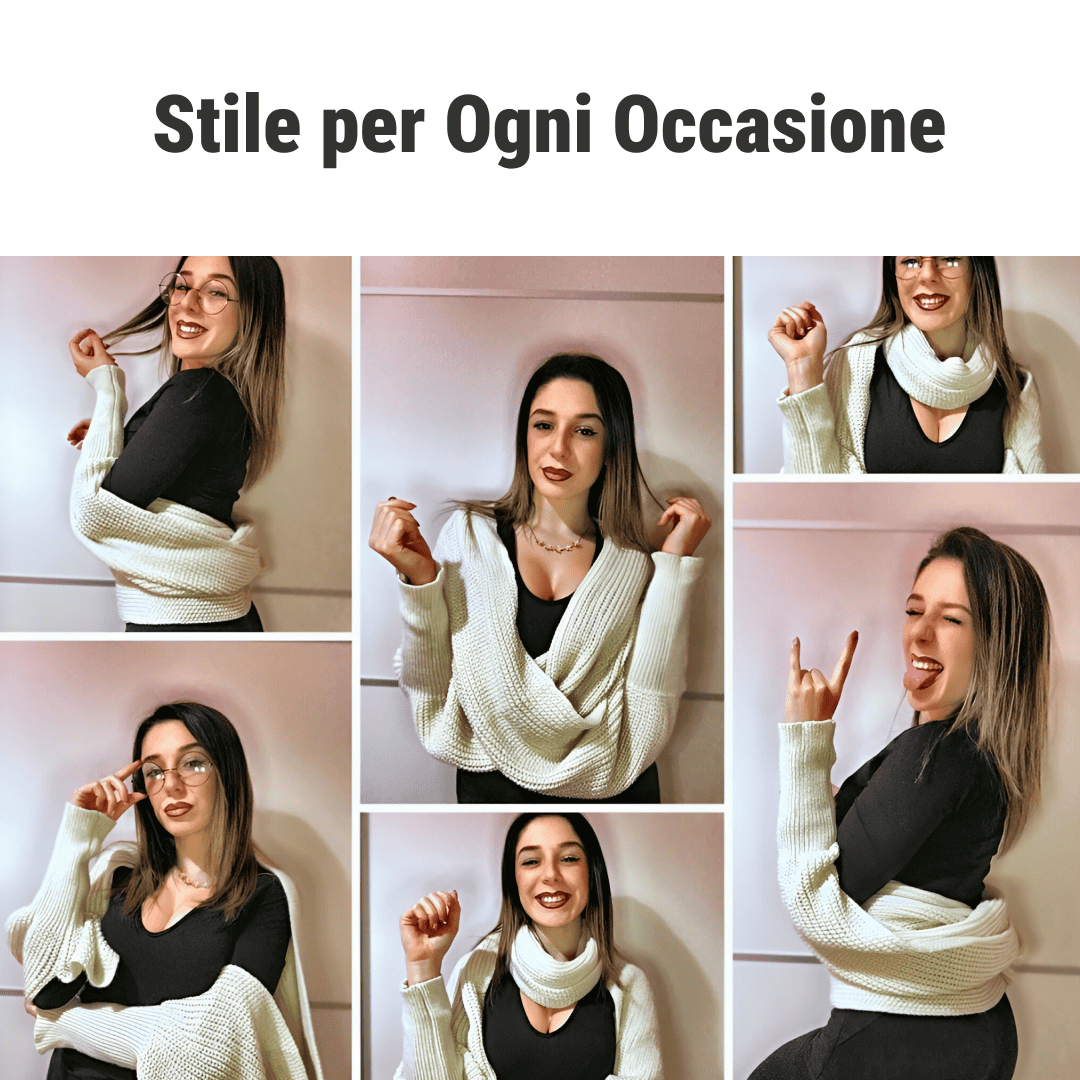 CozyWrap™ – La sciarpa 2-in-1 che si trasforma in un maglione - immagine 5