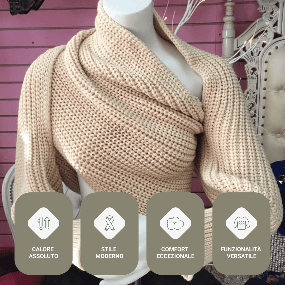 CozyWrap™ – La sciarpa 2-in-1 che si trasforma in un maglione - immagine 6