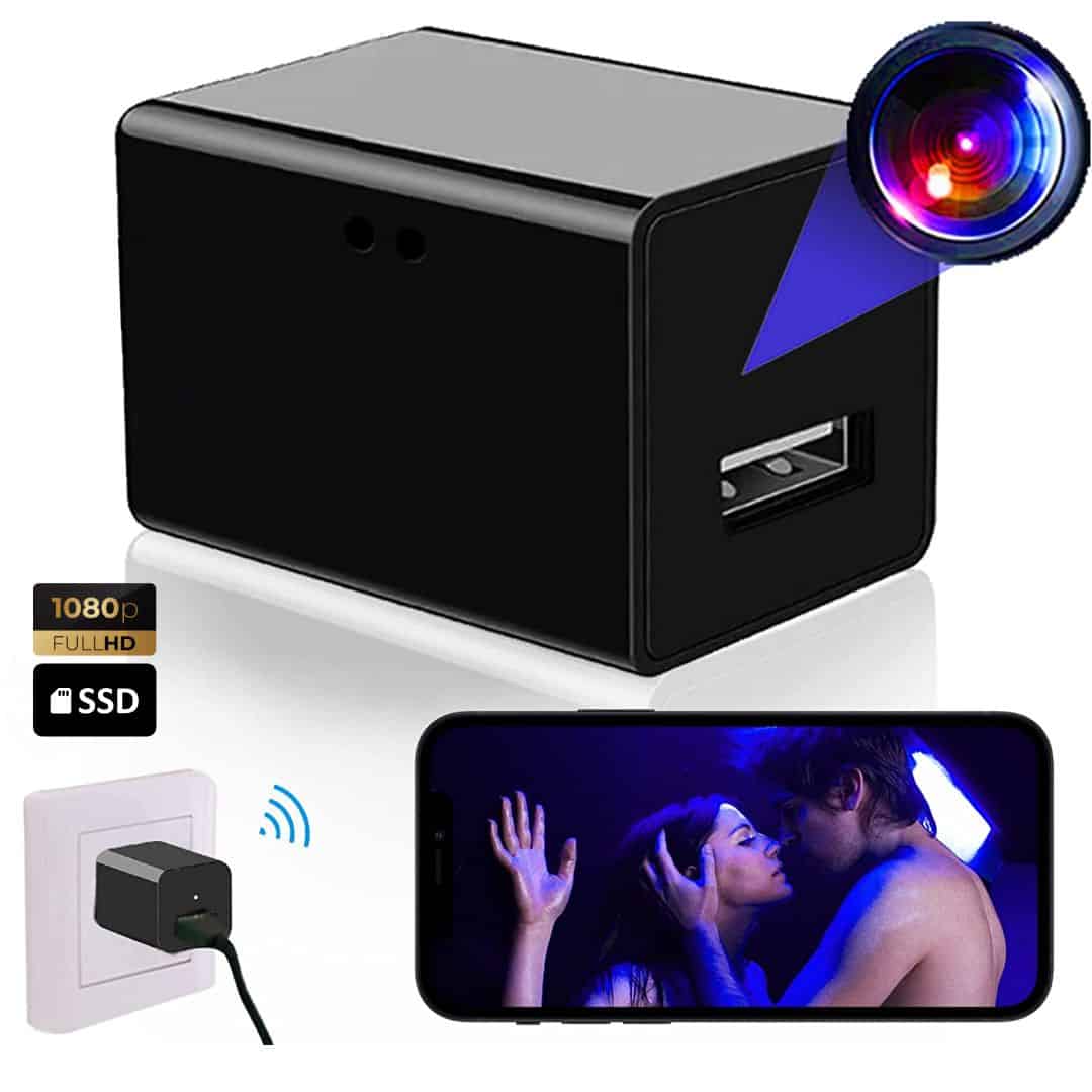 Caricatore USB con videocamera segreta - immagine 3