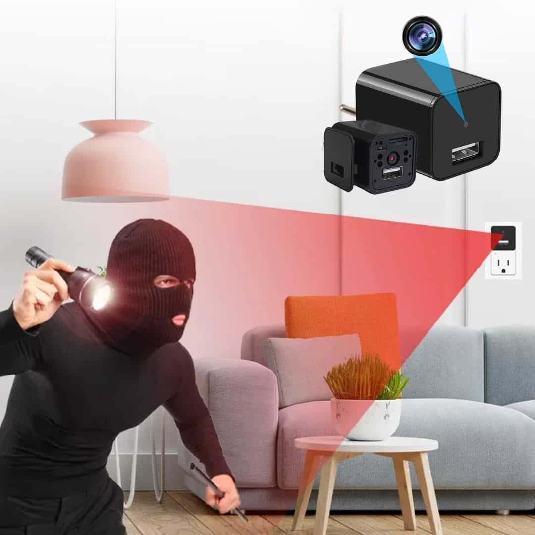 Caricatore USB con videocamera segreta - immagine 5