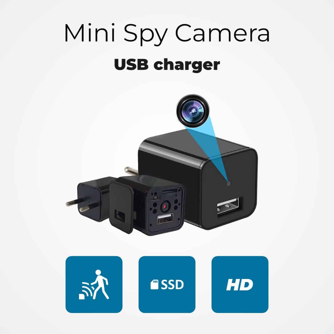 Caricatore USB con videocamera segreta - immagine 2