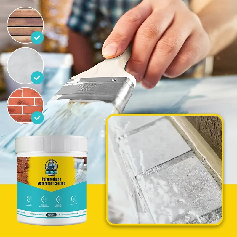 RHINOFIX Wateraegis – Sigillante impermeabilizzante trasparente per qualsiasi superficie (formati diversi)