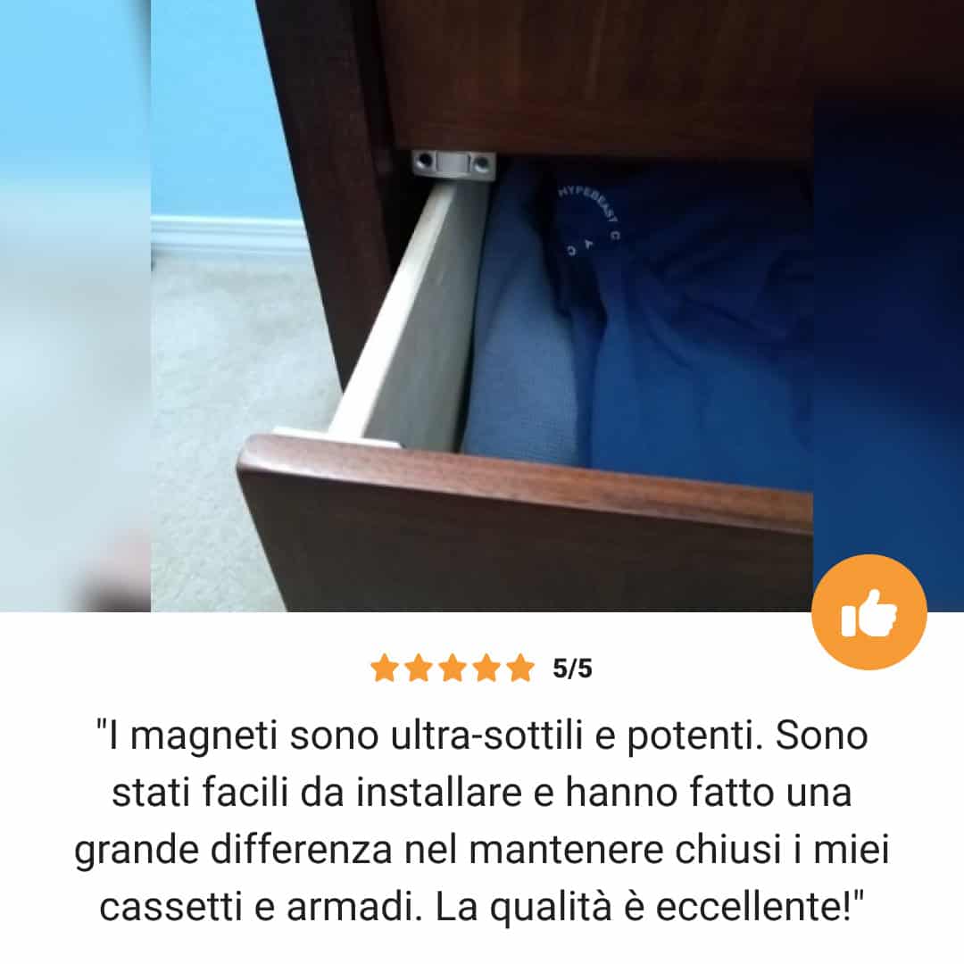 MAGRIP™ – Magneti Invisibili per Ante di Armadietti (4+4 GRATIS) - immagine 7