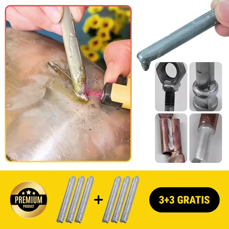 BRAZERODS™ – Bacchette per Saldatura e Brasatura in Alluminio (3+3 GRATIS!)
