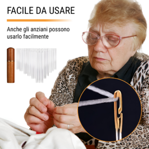 AGHI PER CUCIRE EASYSEW™ CON FORO LATERALE - 30 PEZZI