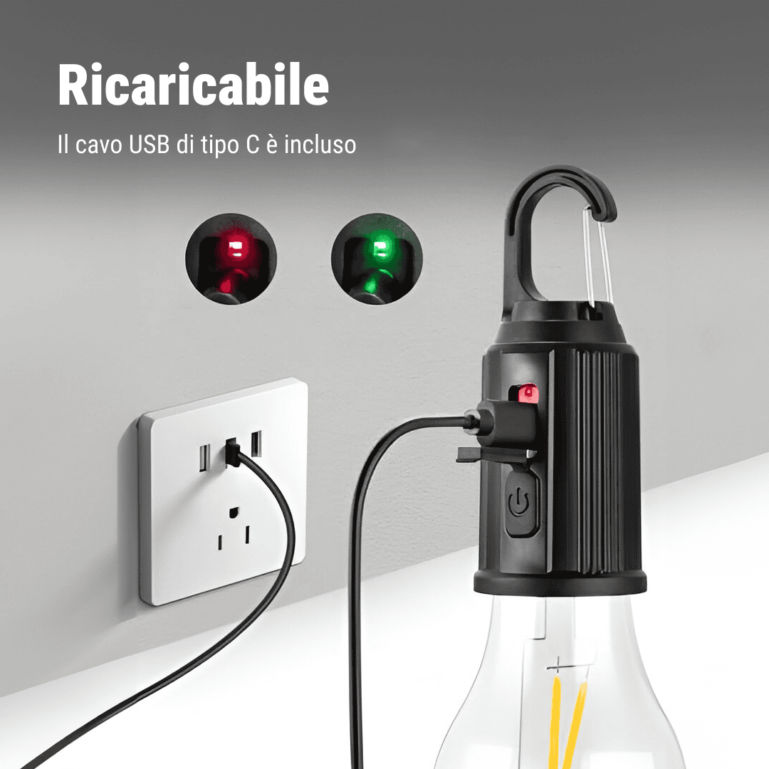 LAMPADINE RICARICABILI ILLUMI™ - 2 PEZZI - immagine 5