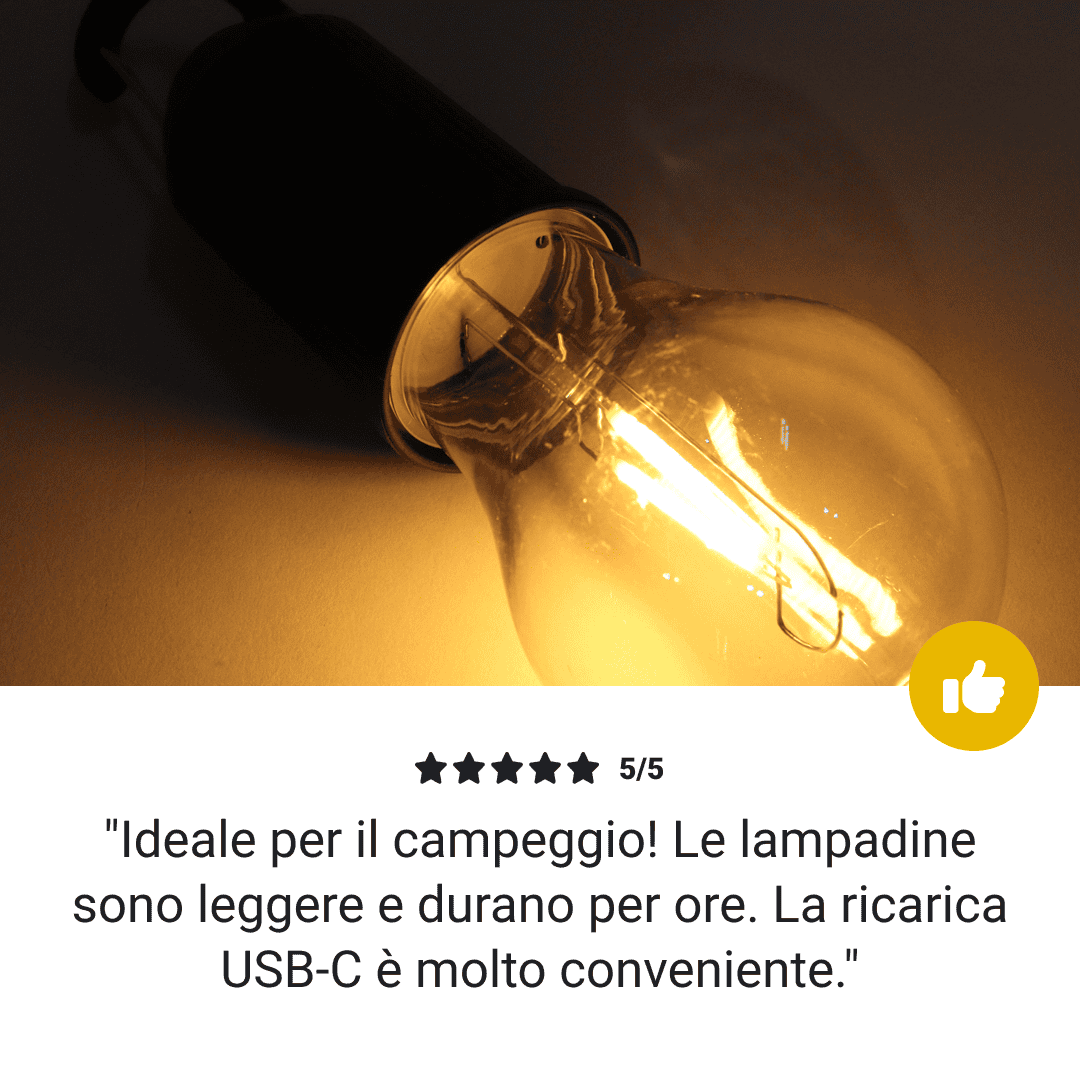 LAMPADINE RICARICABILI ILLUMI™ - 2 PEZZI - immagine 8