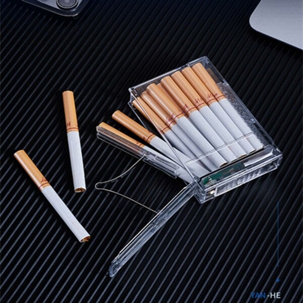 PORTASIGARETTE IN ACRILICO CON ACCENDINO ELETTRICO LIGHTERCASE™ - immagine 9
