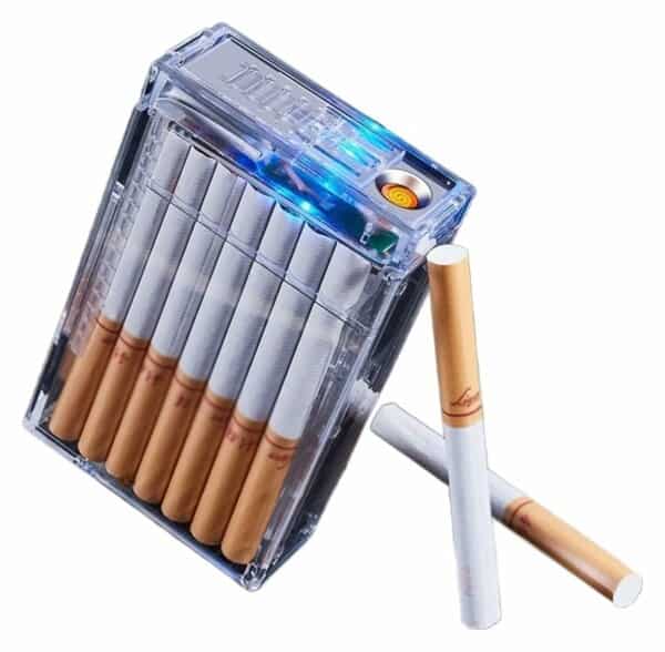 PORTASIGARETTE IN ACRILICO CON ACCENDINO ELETTRICO LIGHTERCASE™ - immagine 6