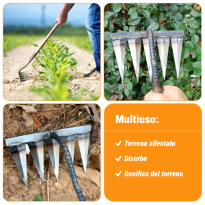 Alternative view of TOOTHRAKE™ RASTRELLO DA SARCHIATURA