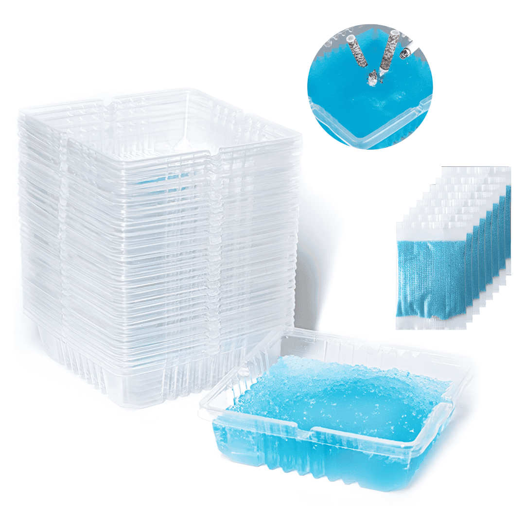 ASHFRESH: Posacenere portatile senza fumo e senza odori - 30+30 gratis - immagine 2