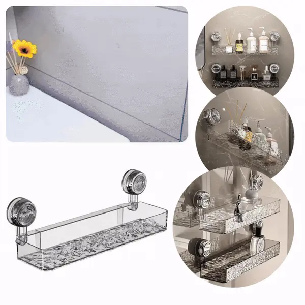 Cestello a ventosa trasparente LotionRack™