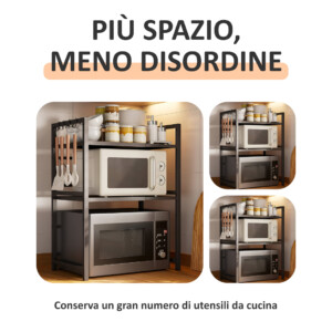 Alternative view of MicroRack™ Ripiano Espandibile per Forno a Microonde