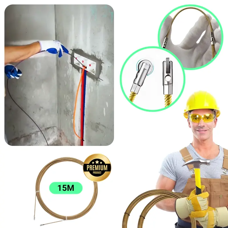 Wirelead™ – Strumento per la Filettatura dei Fili Elettrici 15 m