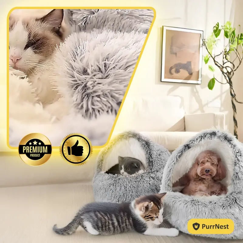 PurrNest - Letto Antiansia per Animali