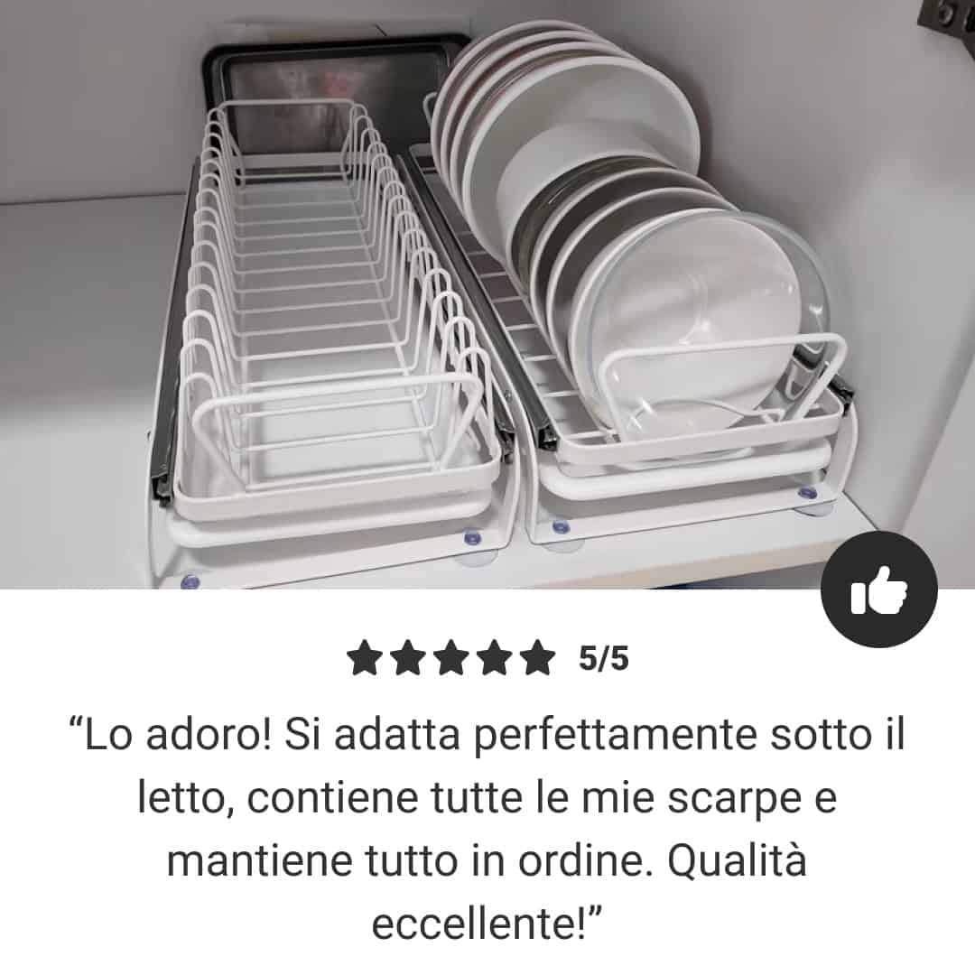 SlideDry™ – Scolapiatti Scorrevole Estraibile - immagine 7