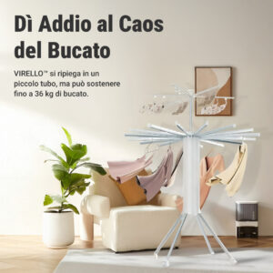 Alternative view of VIRELLO™ - Stendibiancheria a Piovra Pieghevole