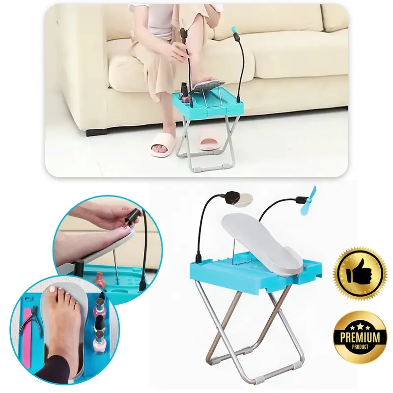 NailEase ™ - Stazione Portatile per la Cura delle Unghie