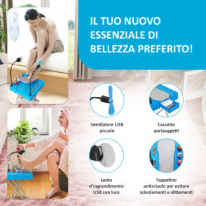 Alternative view of NailEase ™ - Stazione Portatile per la Cura delle Unghie