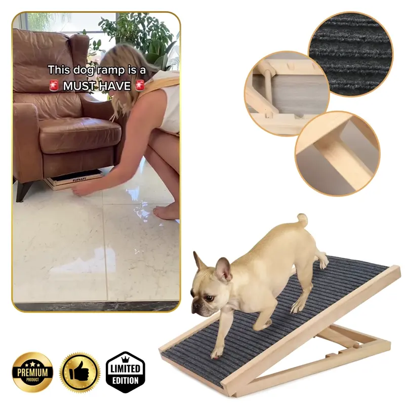 PetEase – rampa per un accesso facile e sicuro per animali anziani e di piccola taglia