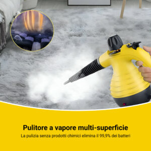 Alternative view of STEAMY® Vaporetto ad aria pressurizzata – Tutto in uno con 9 accessori esclusivi